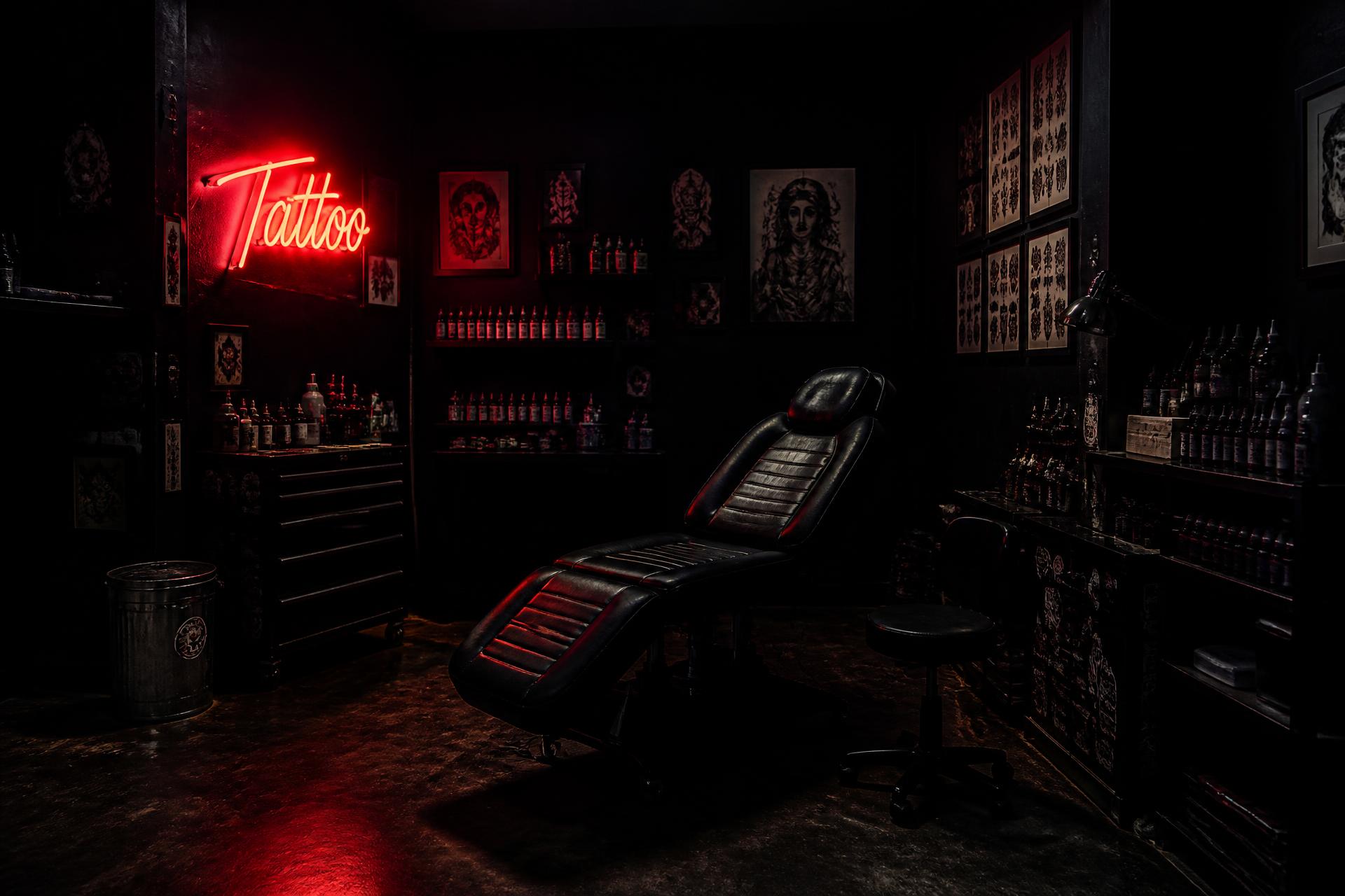 Enterijer tattoo studija u Trsteniku